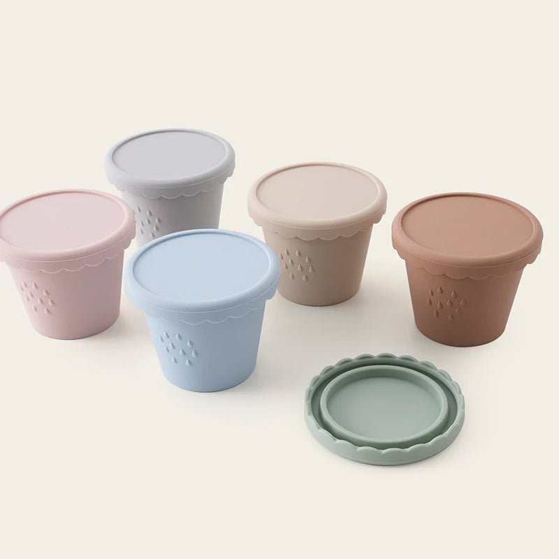 Silicone Baby Food Storage Cups (3-Pack) – silicone food containers