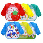 Full-Sleeve EVA Waterproof Feeding Bib