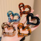 Heart Claw Clips 5-Pack
