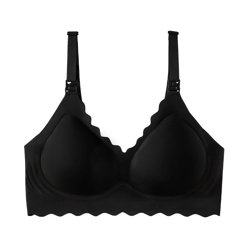 Seamless Jelly One-Hand Nursing Bra