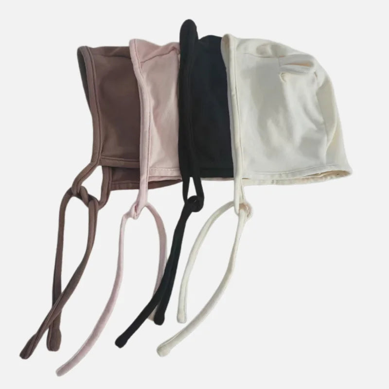 Bear Ear Cotton Bonnet