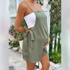 Strappy Maternity Romper