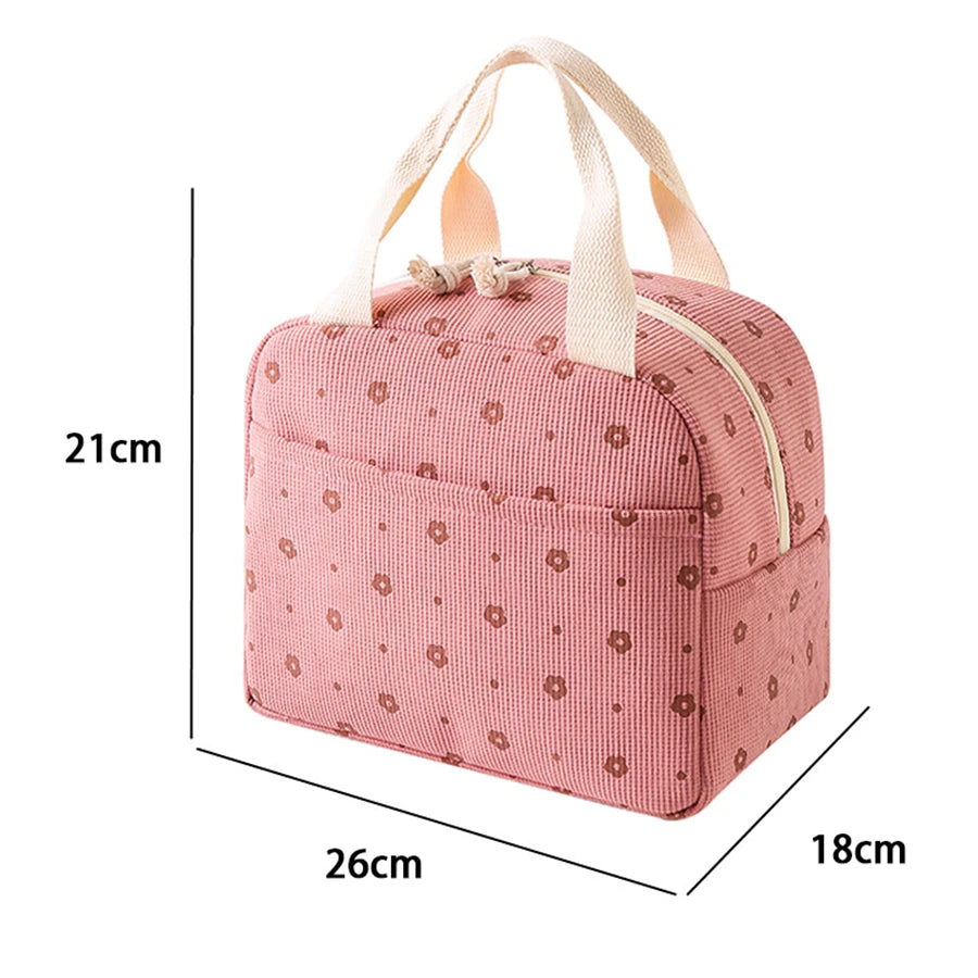 Floral Insulated Lunch Bag