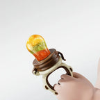 Lion Fresh-Food Feeder with Silicone Mesh – teething feeder