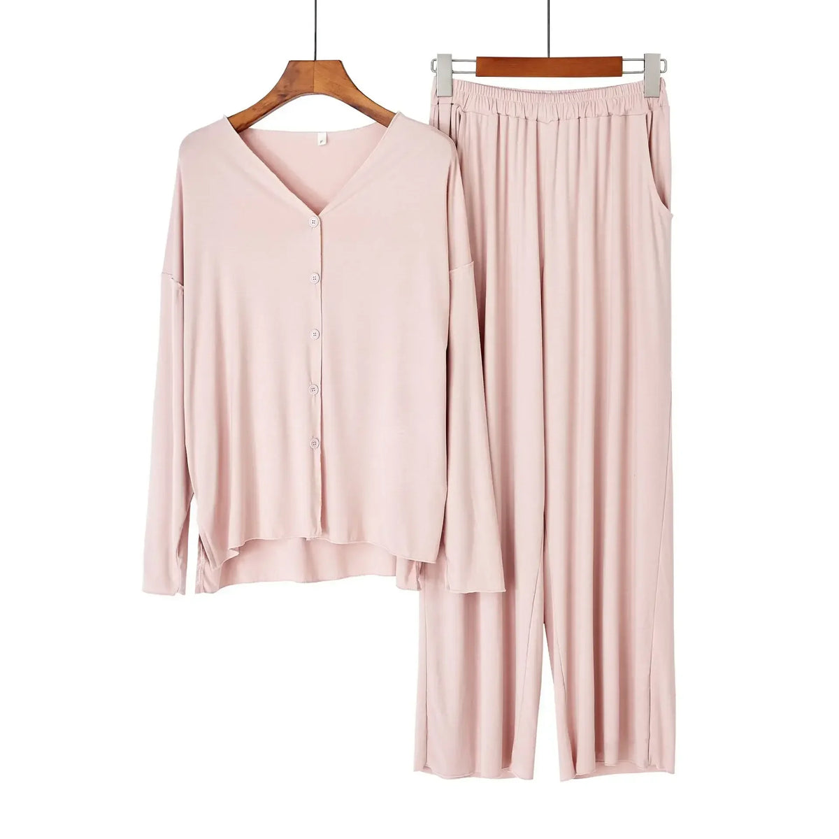 Soft Cotton Cardigan Pajama Set
