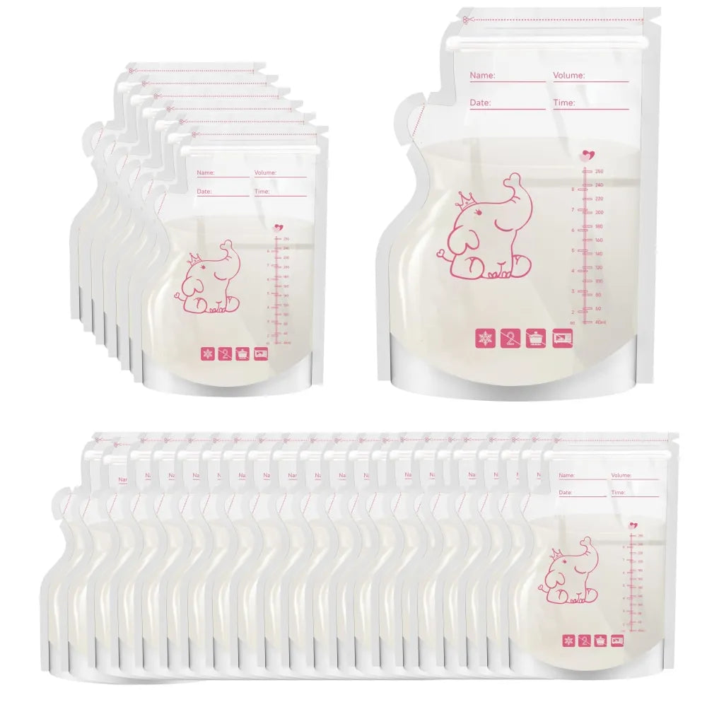 Breast Milk Storage Bags, 50-Pack