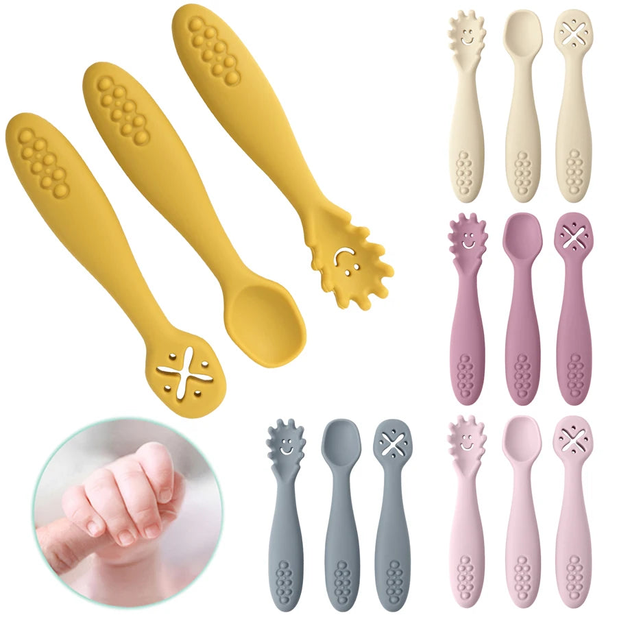 Baby Learning Spoon Set (3-Piece)