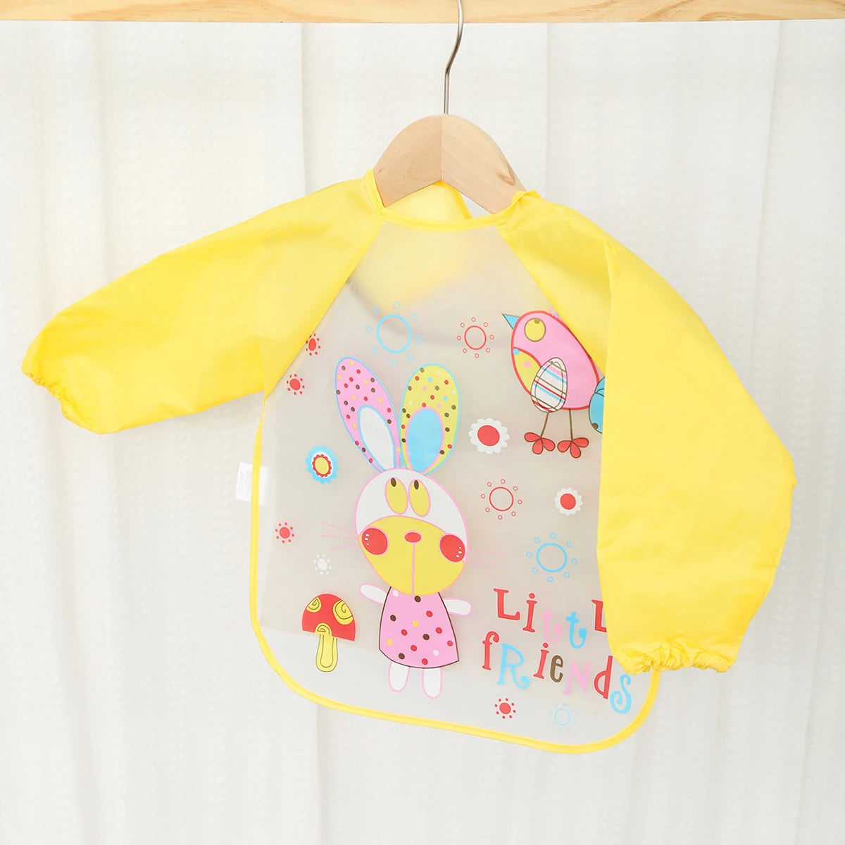 Full-Sleeve EVA Waterproof Feeding Bib