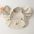 Short-Sleeve Waterproof Bib with Pocket