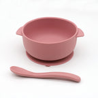 Suction Silicone Bowl Set with Lid & Spoon – baby feeding set