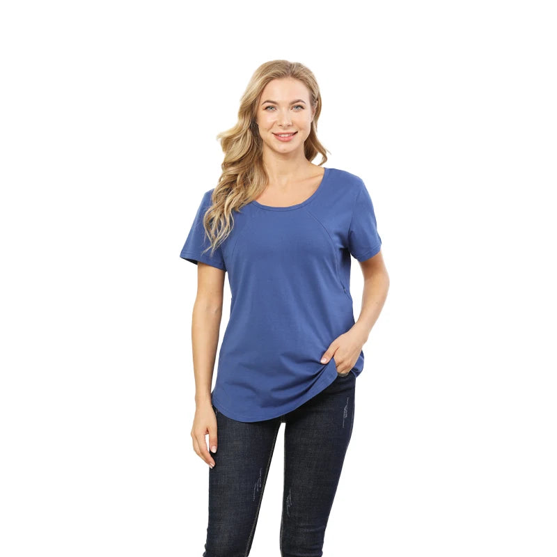 Maternity & Nursing Tee – breastfeeding shirt