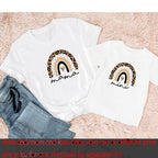 Mama & Mini Leopard Heart Tees