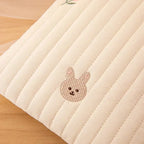 Quilted Bear Nappy Pouch