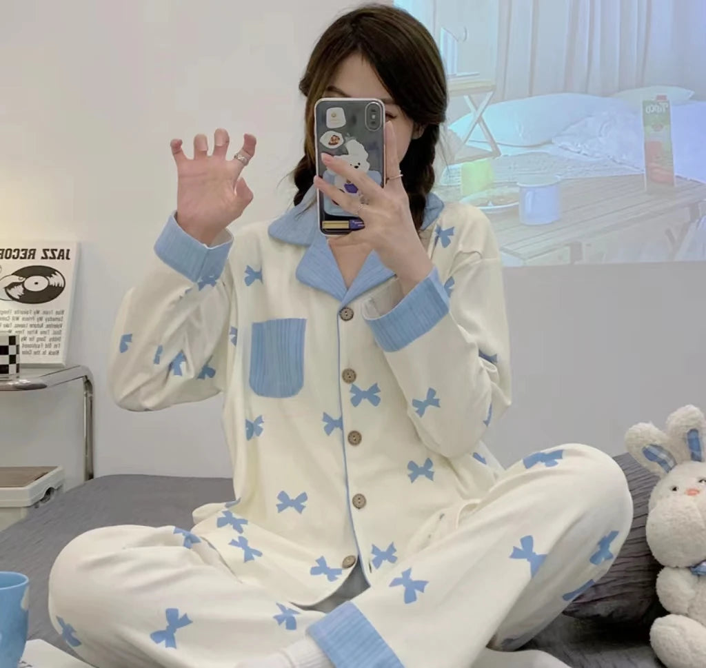 Maternity & Nursing Pajama Set