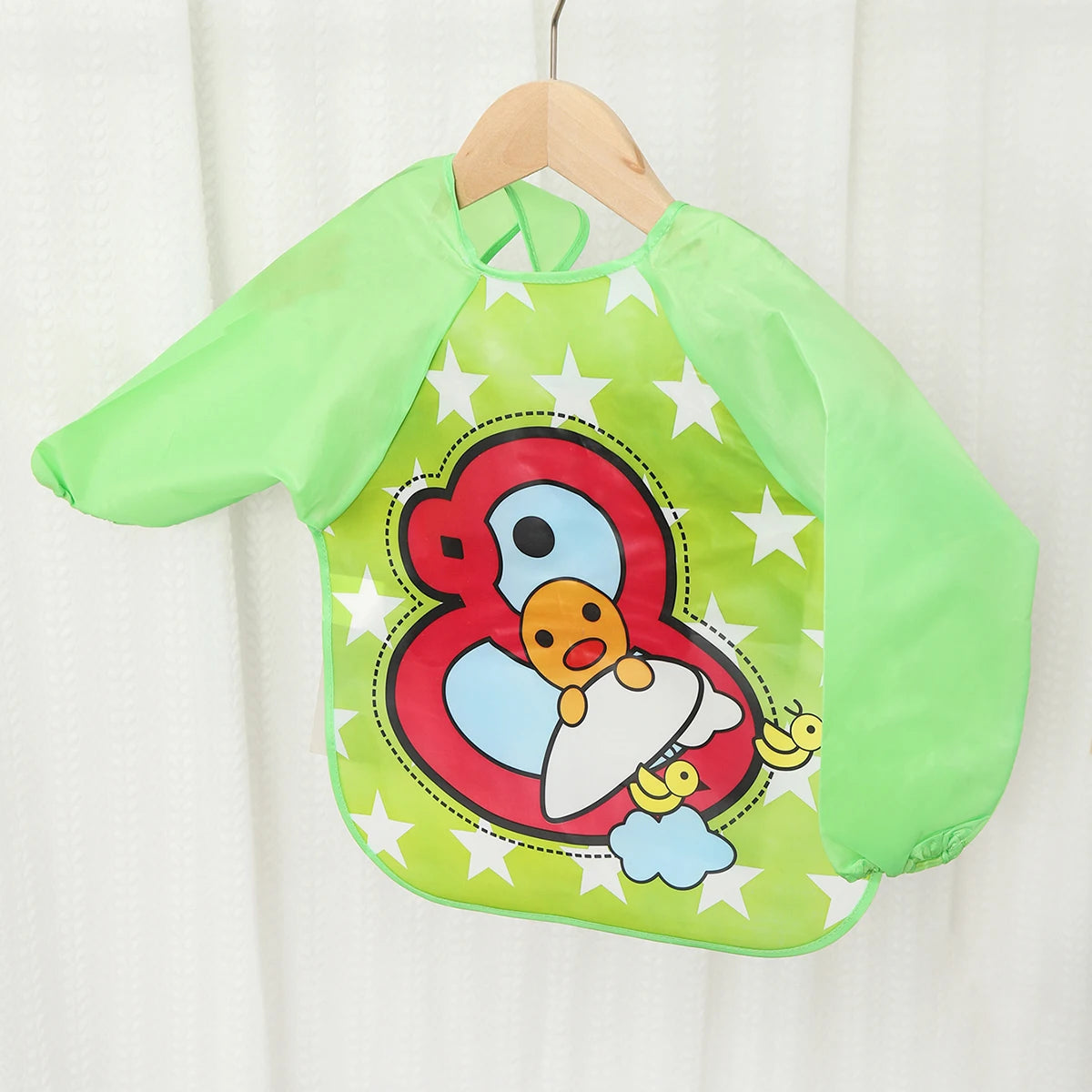 Full-Sleeve EVA Waterproof Feeding Bib