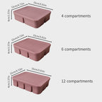 Silicone Freezer Tray with Lid for Breast Milk & Purees
