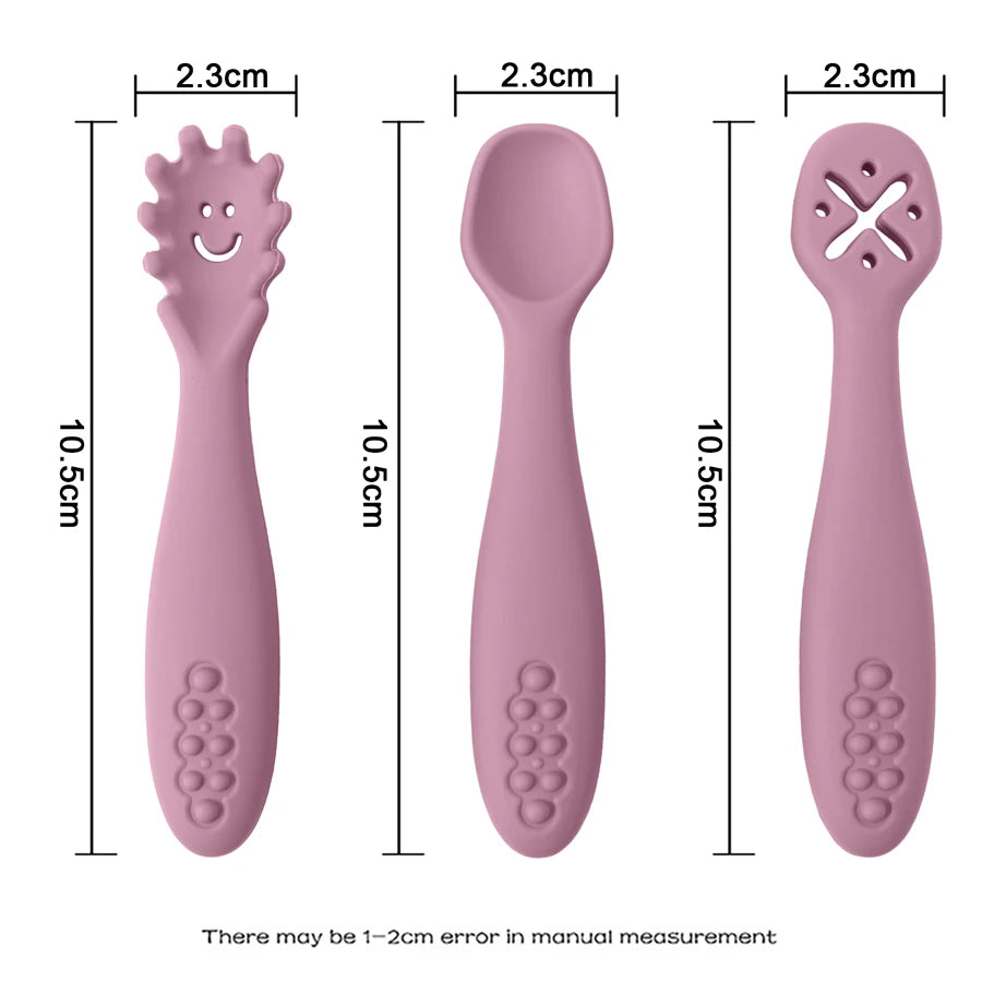 Baby Learning Spoon Set (3-Piece)
