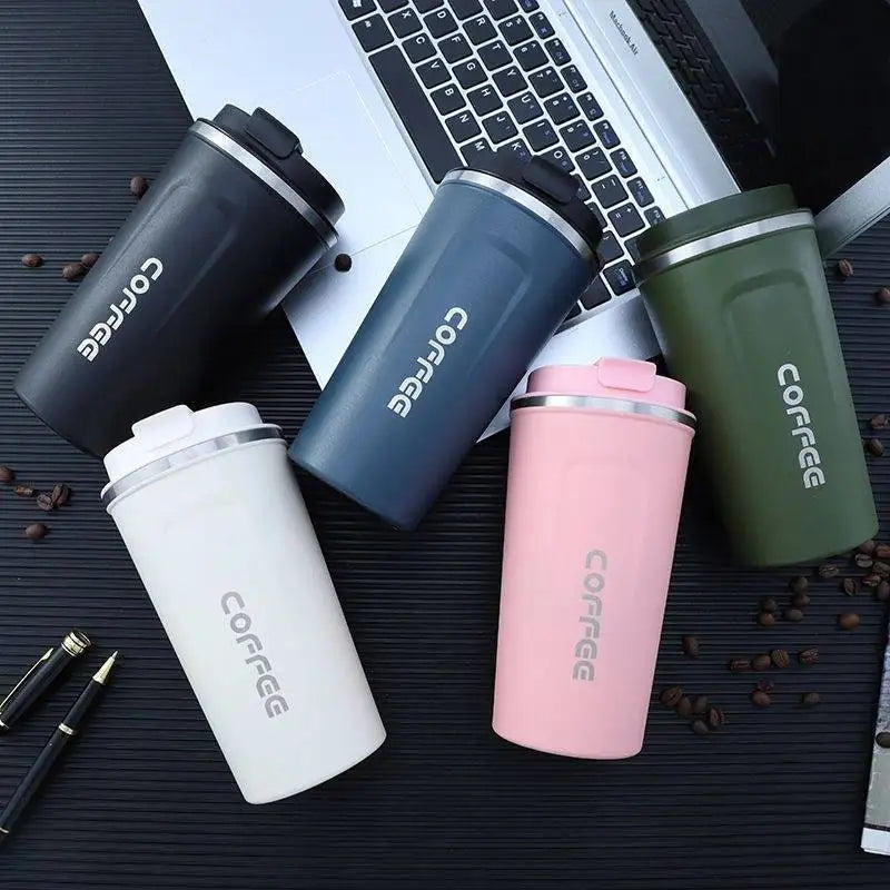 Leak-Proof Insulated Coffee Travel Mug
