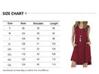 Sleeveless V-Neck Pocket Swing Maternity Dress