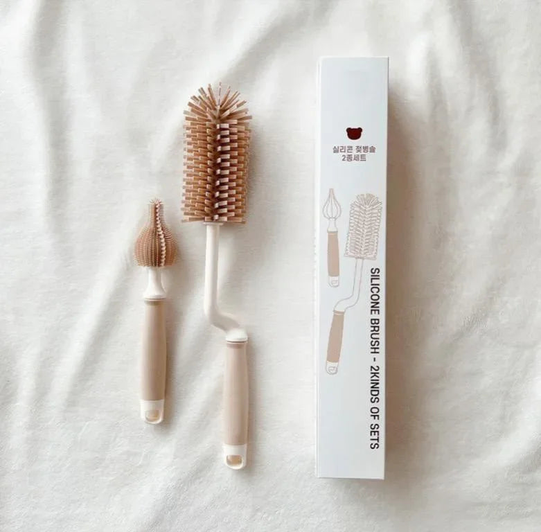 Long-Handle Bottle & Nipple Brush Set