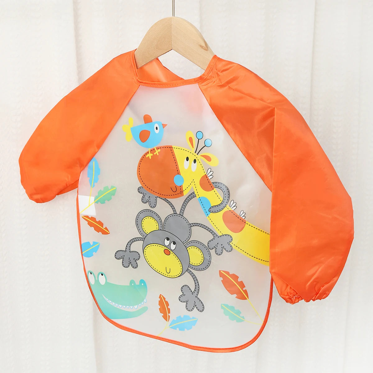 Full-Sleeve EVA Waterproof Feeding Bib