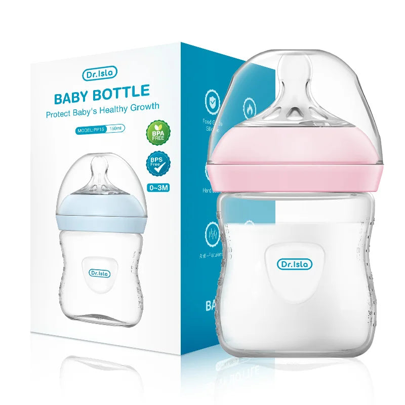 Wide-Neck Baby Bottle with Handles 150–330ml