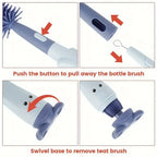 Standing Silicone Bottle Brush Set (3-Piece) – baby bottle cleaner