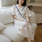 Kimono Wrap Nursing Nightgown