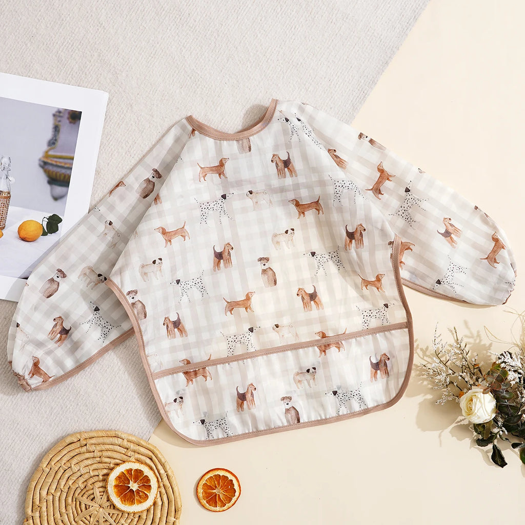 Long-Sleeve Waterproof Feeding Smock – waterproof bib