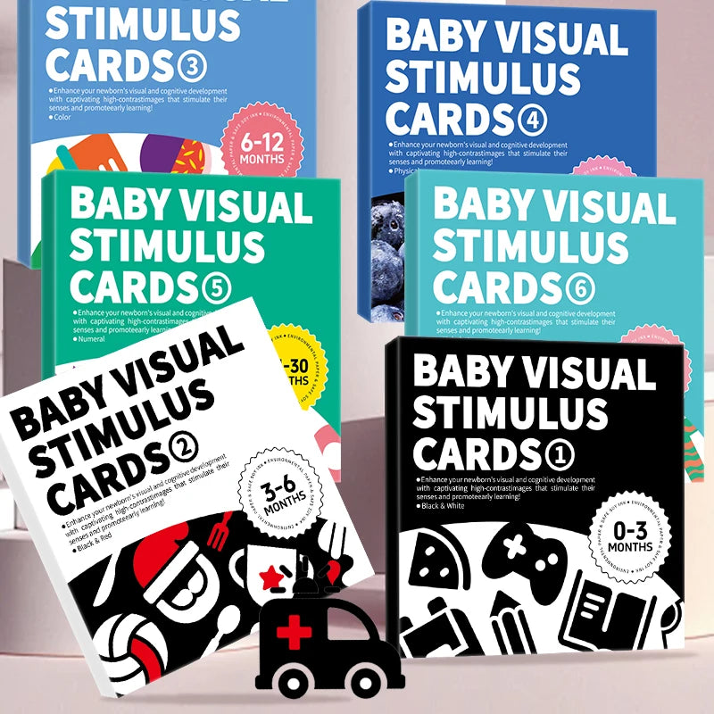 High-Contrast Black & White Baby Cards