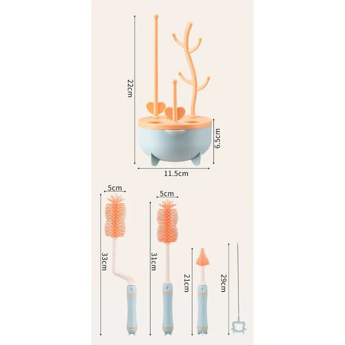 6-in-1 Travel Bottle Cleaning Set