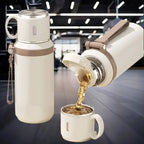 600ml Insulated Stainless Steel Travel Mug with Handle