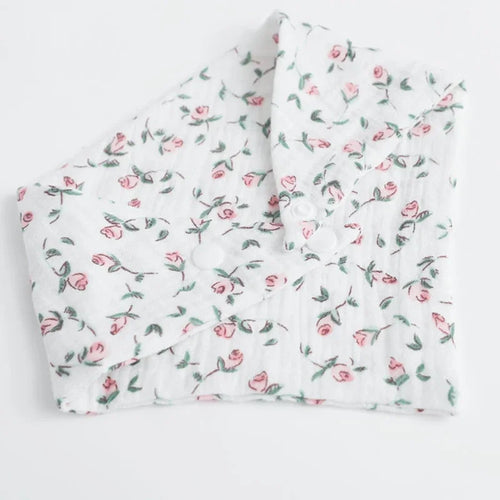5pc Muslin Triangle Bandana Bibs