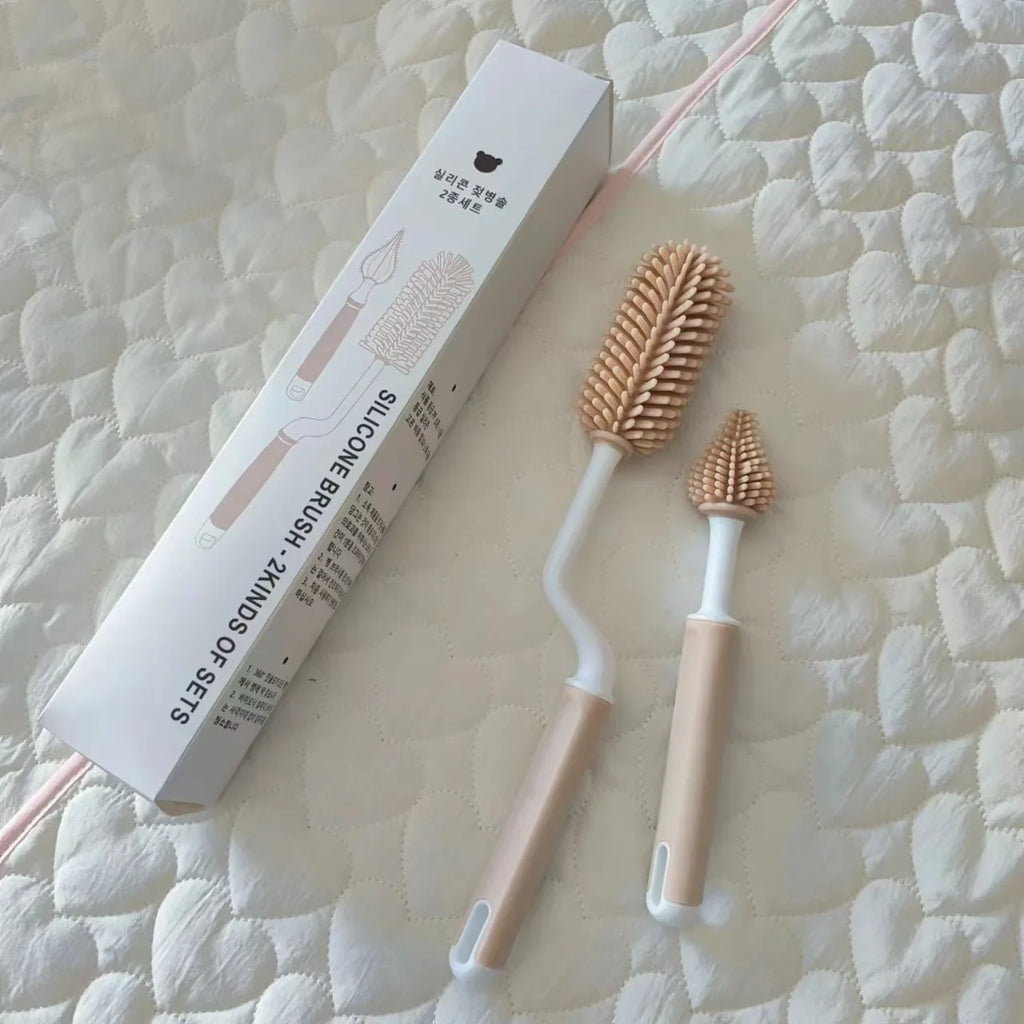 Long-Handle Bottle & Nipple Brush Set