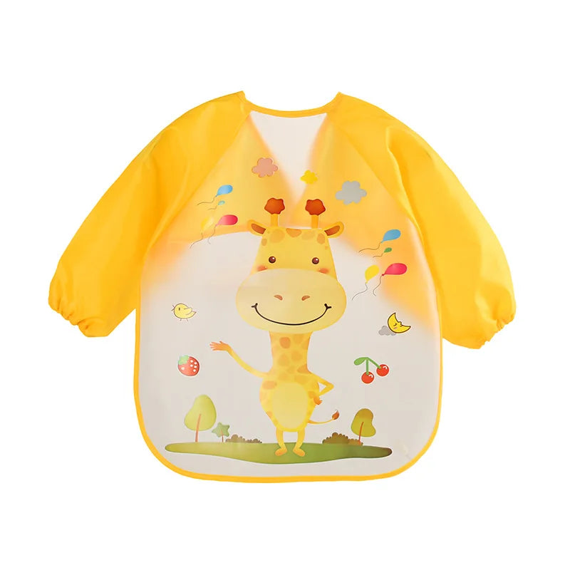 Full-Sleeve EVA Waterproof Feeding Bib