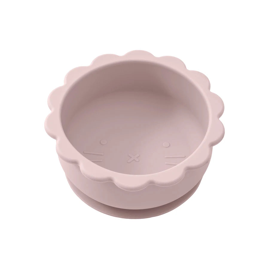 Silicone Lion Suction Bowl
