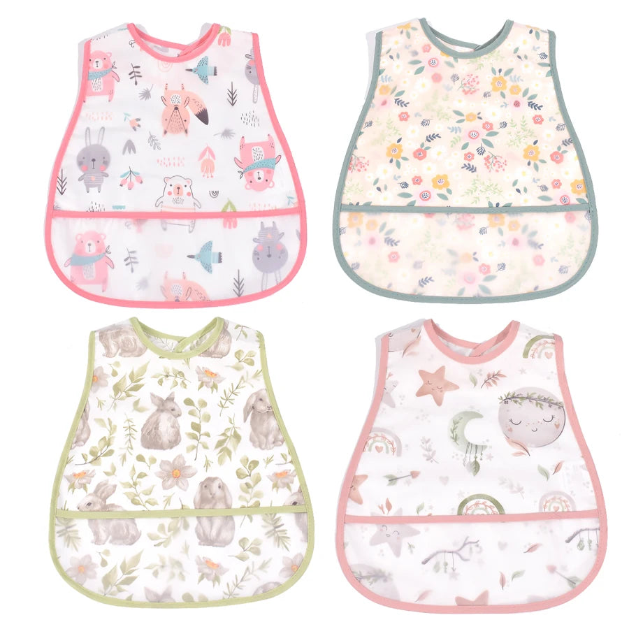 Waterproof EVA Bibs 4-Pack