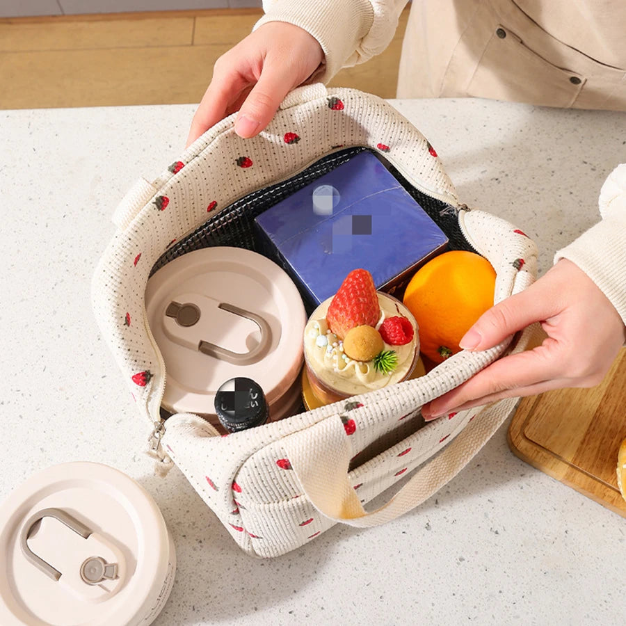 Floral Insulated Lunch Bag