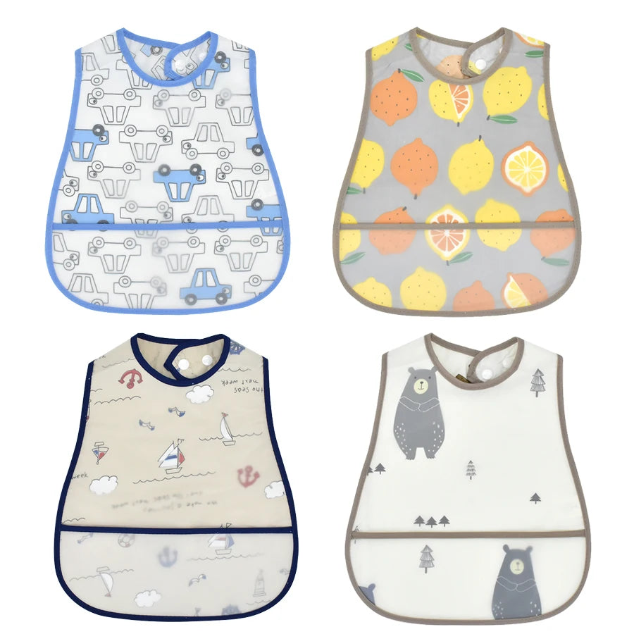 Waterproof EVA Bibs 4-Pack