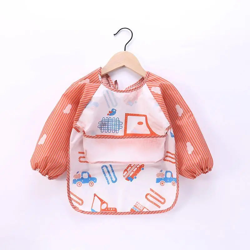 Full-Sleeve EVA Waterproof Feeding Bib