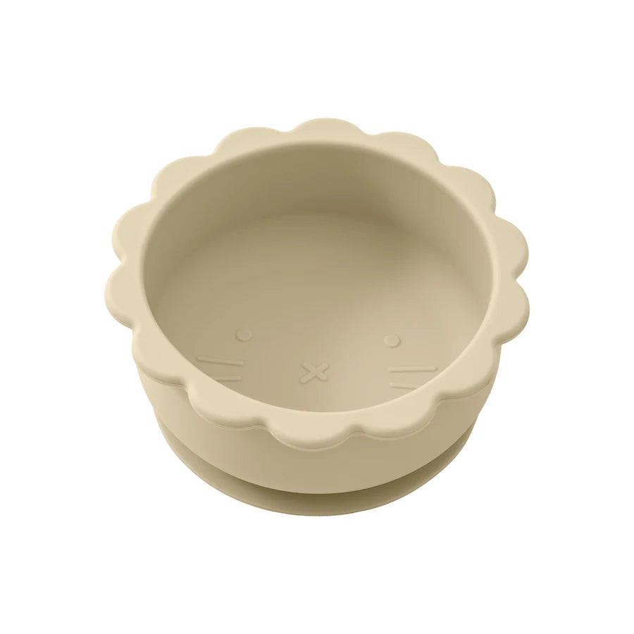 Silicone Lion Suction Bowl