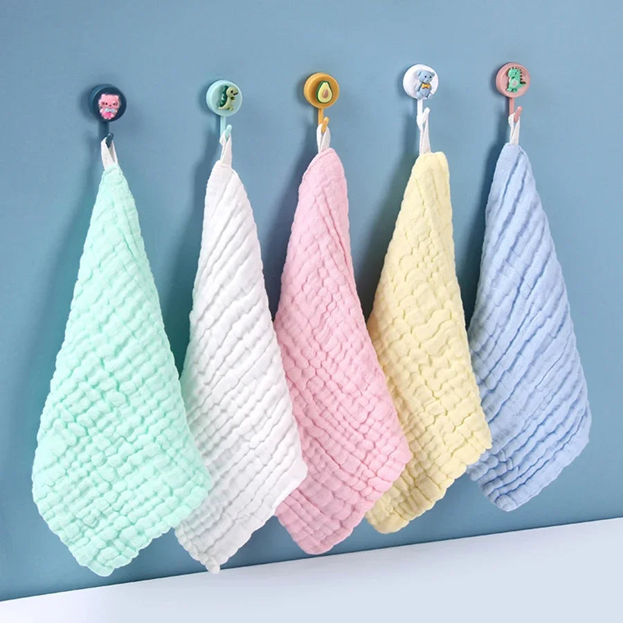 Muslin Gauze Washcloths 5-Pack