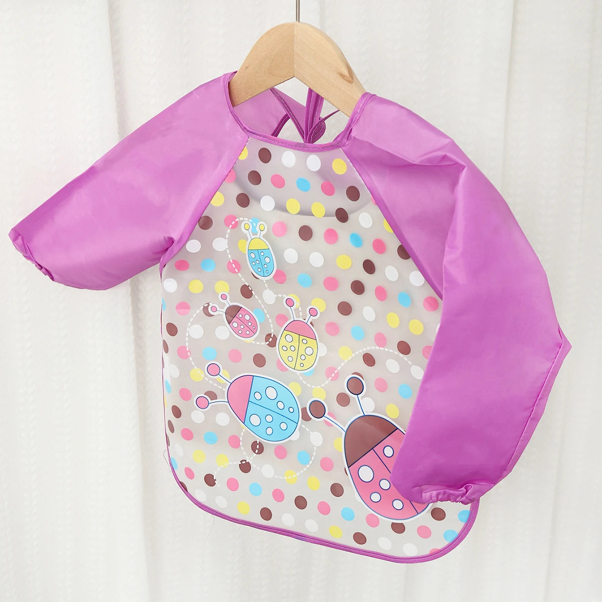 Full-Sleeve EVA Waterproof Feeding Bib