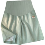 Ice Silk Wide-Leg Maternity Shorts – maternity clothes