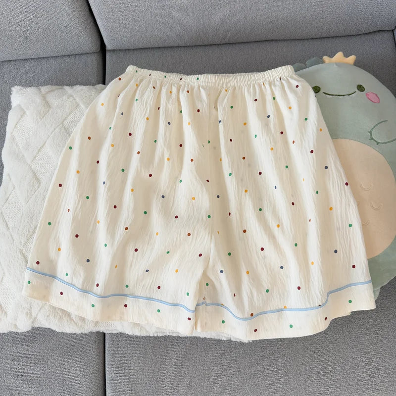 Polka Dot Cotton Short Pajama Set