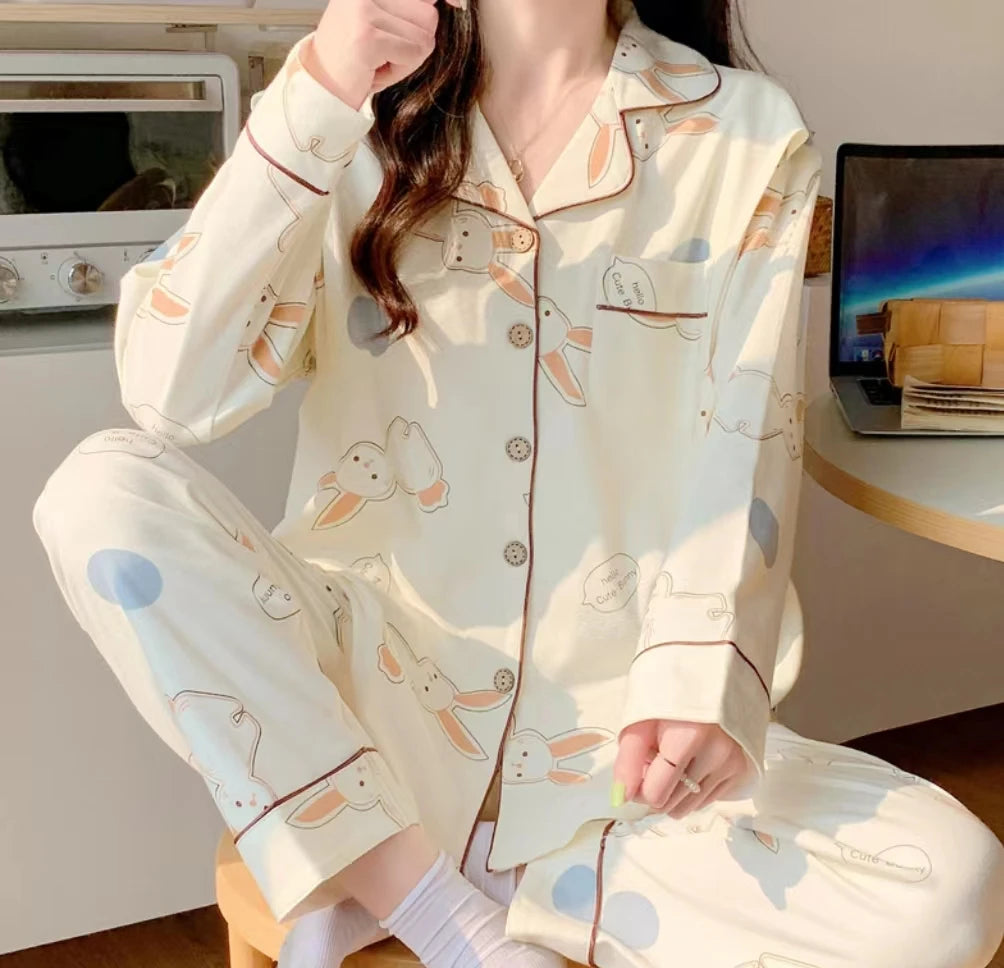 Maternity & Nursing Pajama Set
