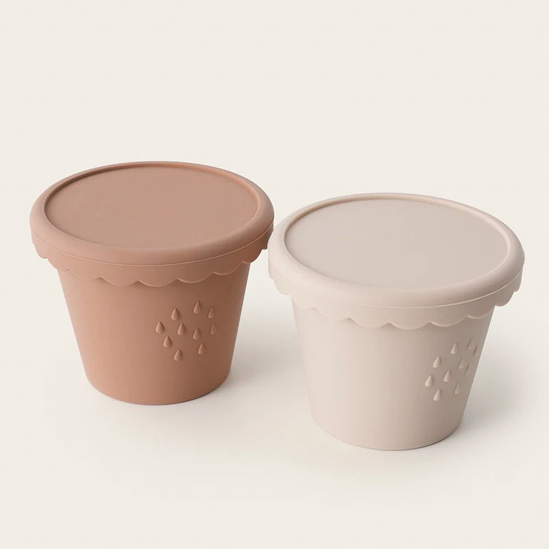 Silicone Baby Food Storage Cups (3-Pack) – baby feeding essentials
