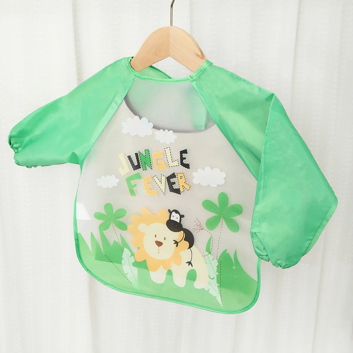 Full-Sleeve EVA Waterproof Feeding Bib