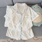 Polka Dot Cotton Short Pajama Set