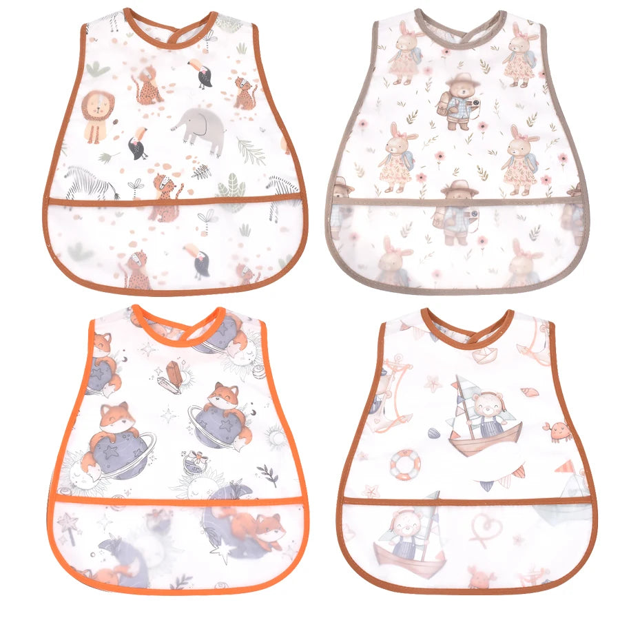 Waterproof EVA Bibs 4-Pack